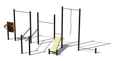 Спортивный комплекс воркаут ВС-90 в Грозном