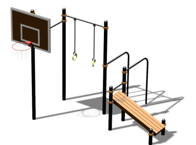 Спортивный комплекс воркаут ВС-143 в Грозном