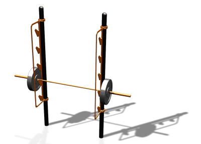 Спортивный комплекс воркаут ВС-84 в Грозном