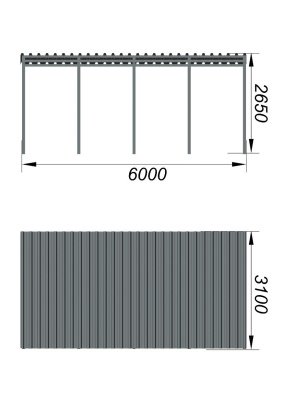 Теневой навес трибун МАФ 4130 в Грозном
