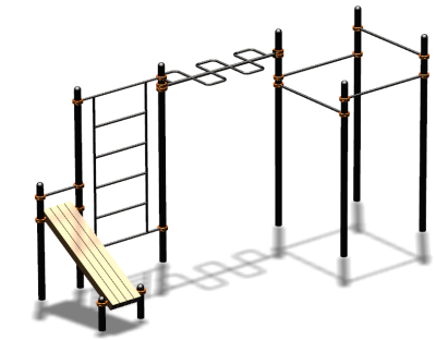Спортивный комплекс воркаут ВС-74 в Грозном