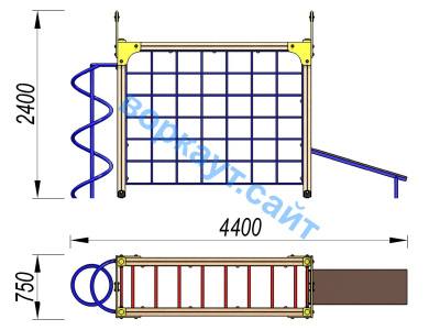 Детский спортивный комплекс Юниор ДСК 3105 в Грозном