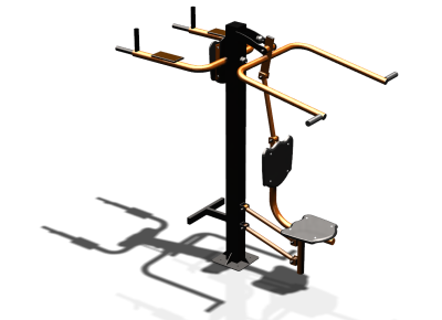 Уличный тренажер "Верхняя тяга Брусья Пресс" УТ339 в Грозном