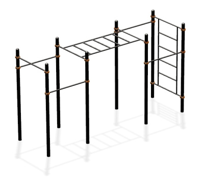Спортивный комплекс воркаут ВС-54 в Грозном