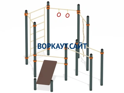 Спортивный комплекс воркаут ВС-49 в Грозном