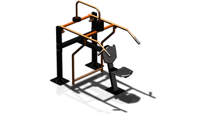 Силовой уличный тренажер  "Жим вверх сидя"  УТ403 в Грозном